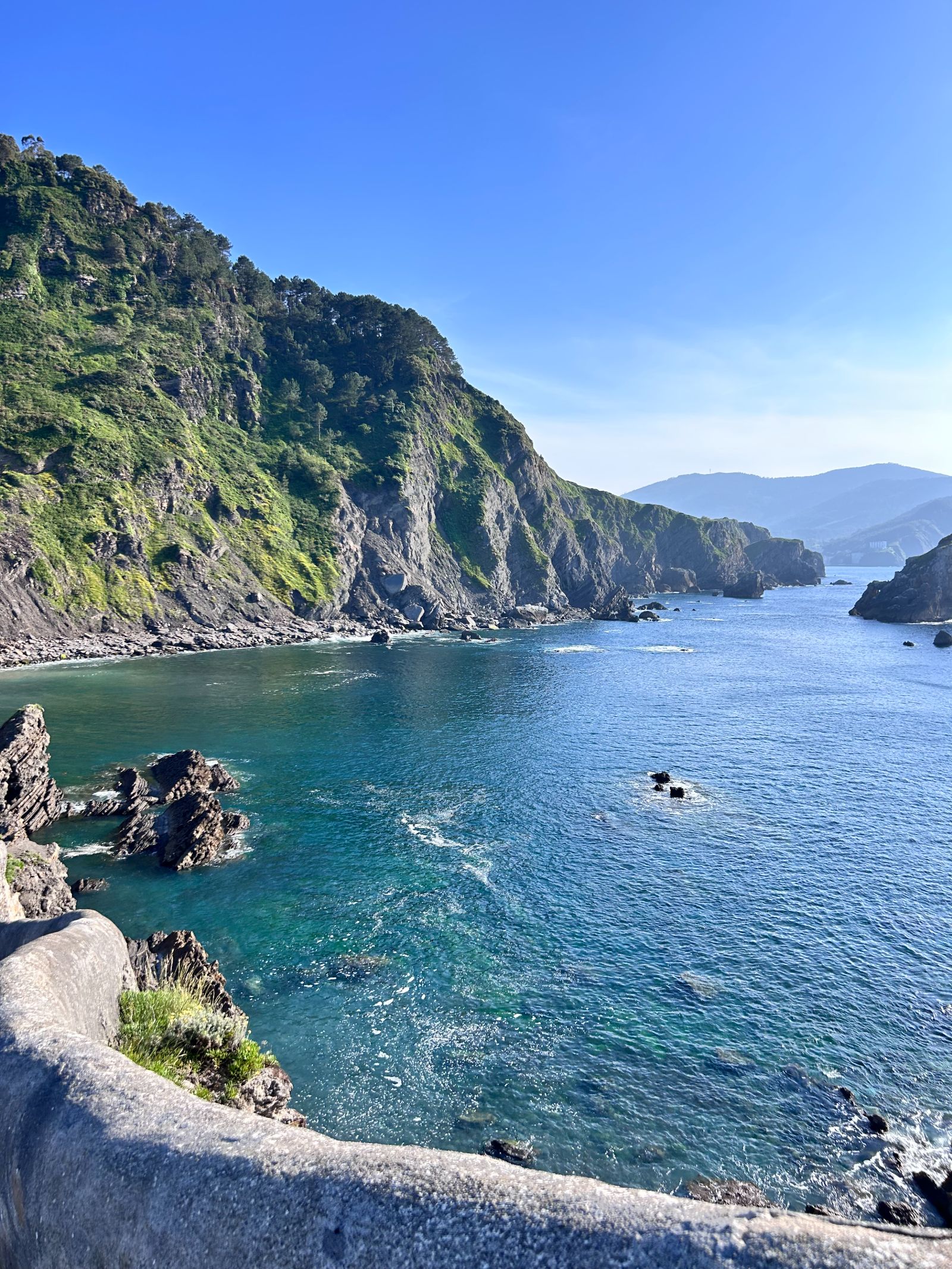 On location — the Cantabrian coast, photographed for Made in Spain Podcast